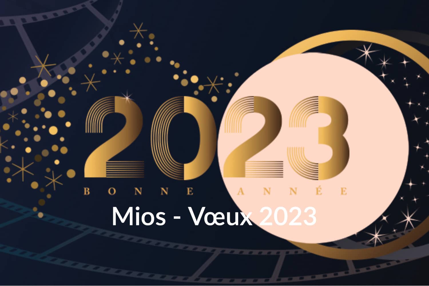 La ville de Mios vous invite à participer à sa cérémonie de vœux pour l'année 2023 le mercredi 11 janvier à 19h au Nouveau Complexe Sportif.